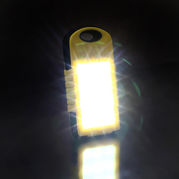 Ultra thin handheld travel power supply solar-powered for camping