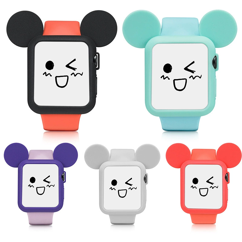 Подходит для iwatch 4567m специального дизайна, чехол для часов Apple Watch 8910, силиконовый защитный чехол, чехол для часов с мультяшным рисунком, мягкий чехол.