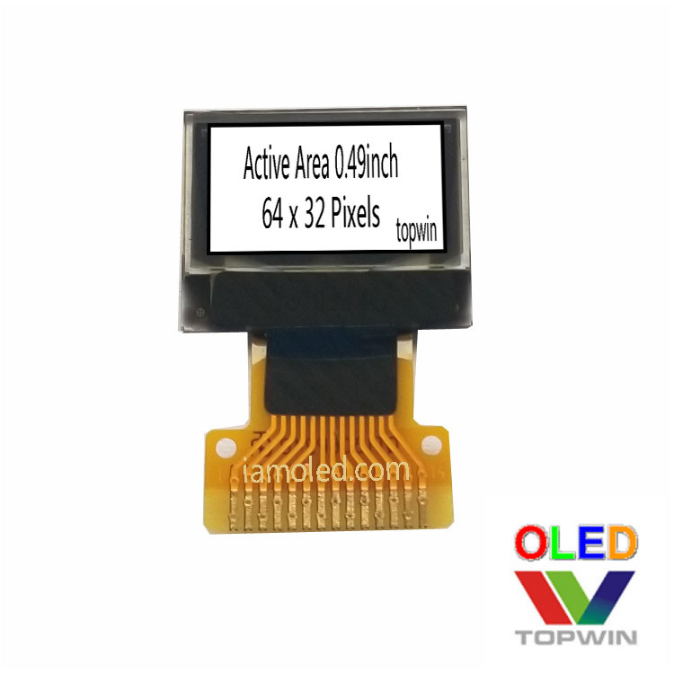 0.49寸白色0.49寸白光0.48英寸oled液晶屏显示屏厂家批发0.42英寸