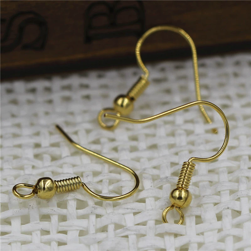 DIY аксессуары Чистая медь ушной крючок простой ушной крючок материал серьги аксессуары