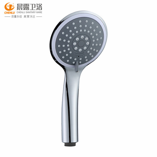 Foreign trade handheld shower faucet manufacturer household shower head three-function adjustable rain hand spray 8079