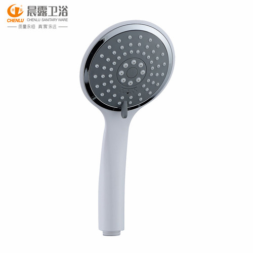 Foreign trade handheld shower faucet manufacturer household shower head three-function adjustable rain hand spray 8079
