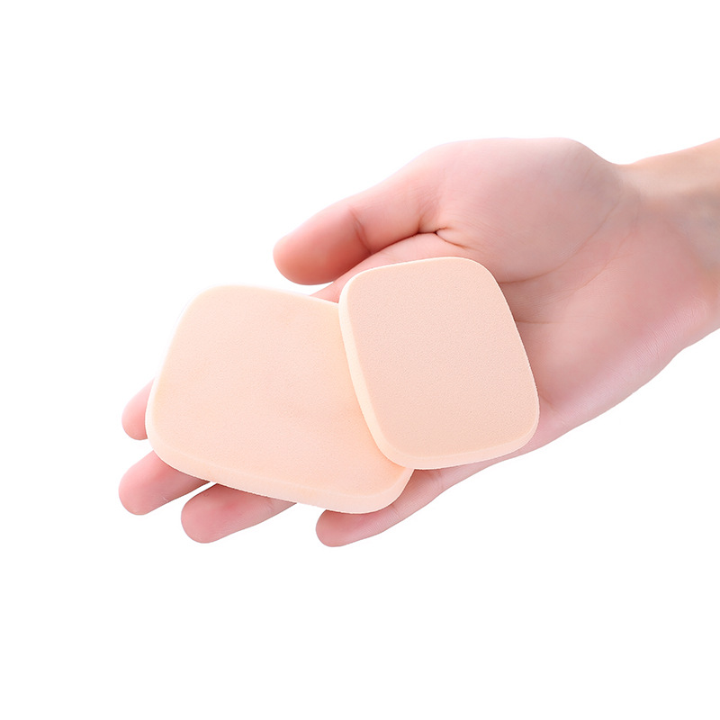 Baili belleza hidrófilo sin látex bordes en polvo soplo redondo cuadrado húmedo y seco de doble uso maquillaje en polvo soplo herramientas de belleza