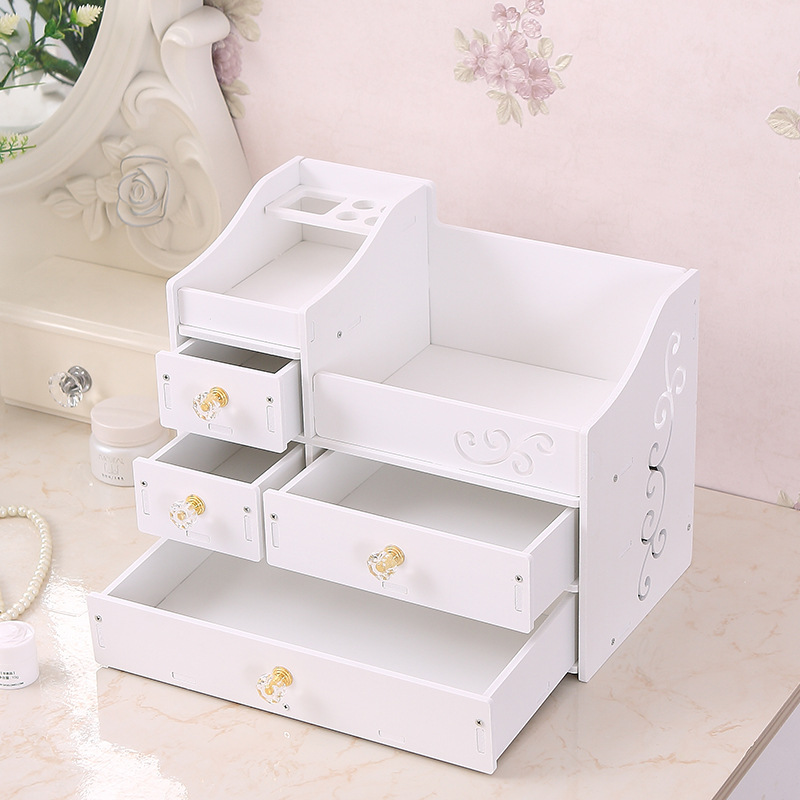 Fábrica al por mayor caja de almacenamiento de escritorio creativo durable caja de almacenamiento de escritorio multifuncional cajón caja de almacenamiento