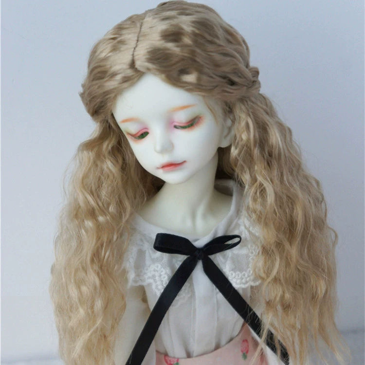 Juyusu BJD Ceramics OB11 Кукла парики Малайзии Мао разделены на корейские мгновенные лагерные кудри (JD119)
