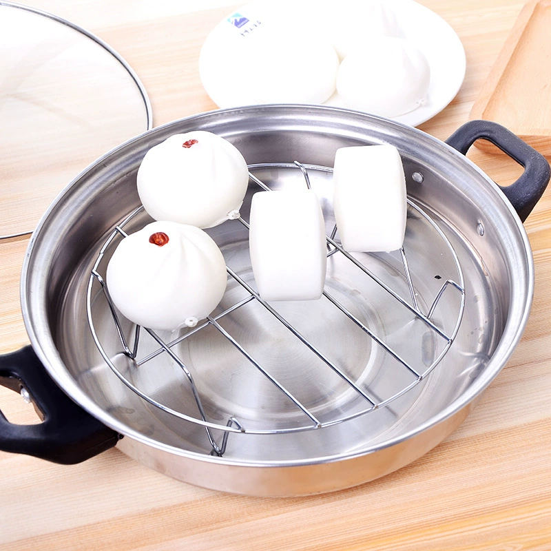 Верхний паровой стеллаж Nahe Kitchen Tall, четырехугольный проволочный пароварник для рисоварки, 2 уровня из нержавеющей стали