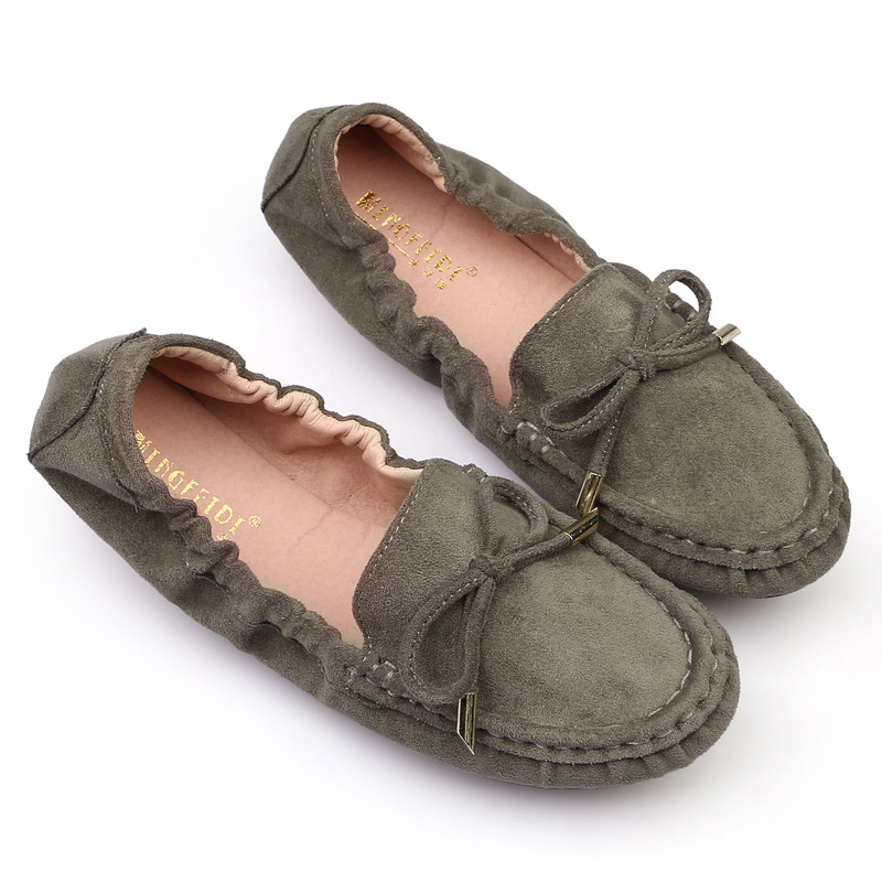 Mocasines de las mujeres 2023 primavera y otoño desgaste exterior plana perezoso inferior suave embarazadas más tamaño versátil estilo coreano zapatos trabajo image 10