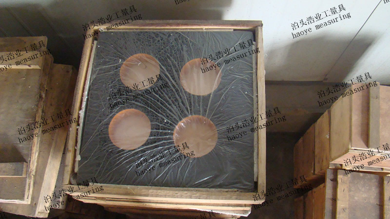 花岗岩石方尺规格200X200x40mm