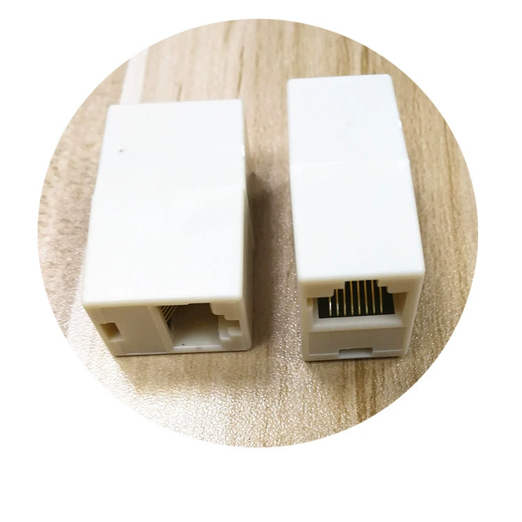 Factory direct supply of RJ45 direct head network cable extend the head network connecting head network through the connection