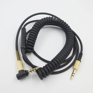 marshall marshall Headphone Cable Three-button Wire Control Microphone 3.5 Male-to-Male-to-Video Cable