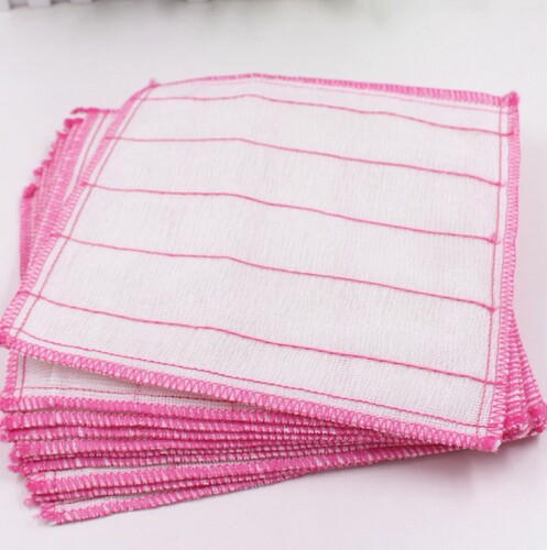 5-layer 28*28 wood fiber dish towel, kitchen quilted rag, scouring pad, Yiwu daily necessities department store wholesale