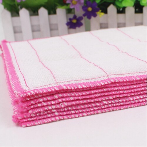 5-layer 28*28 wood fiber dish towel, kitchen quilted rag, scouring pad, Yiwu daily necessities department store wholesale