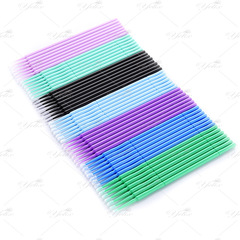 Eyelash Grafting Tool Nano Eyelash Fine Tip Cotton Swab Eyelash Cleansing Cleaning Stick Embroidery Cotton Swab for Makeup