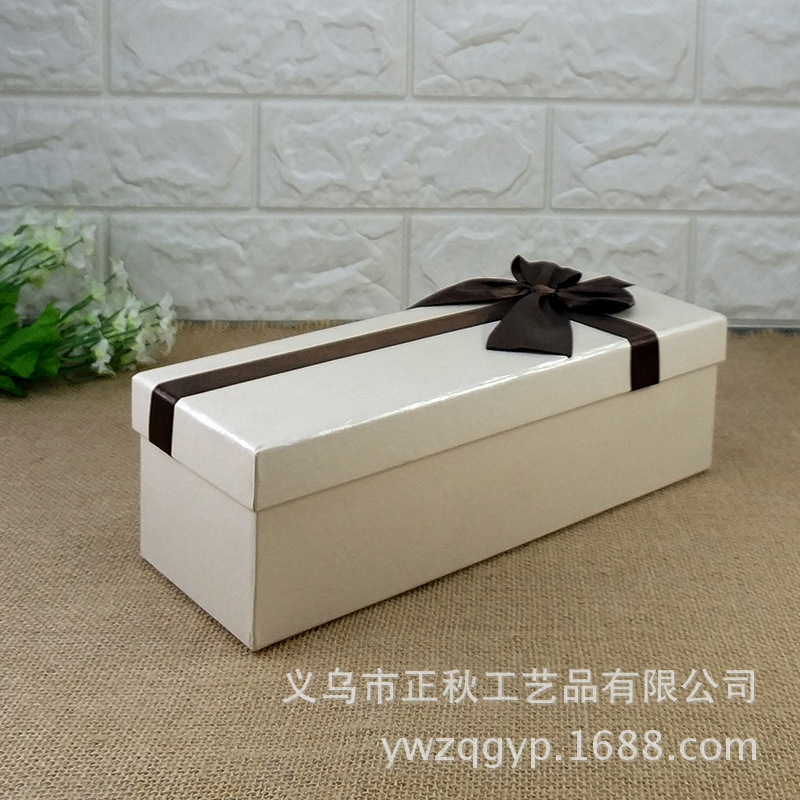 特种纸质保温杯水杯包装盒天地盖蝴蝶结礼品盒长方形礼盒