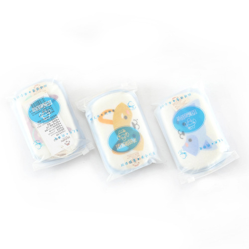Baby bathing sponge infant bath mat children's scrub bath ball shower scrub newborn hair washing sponge bath mat