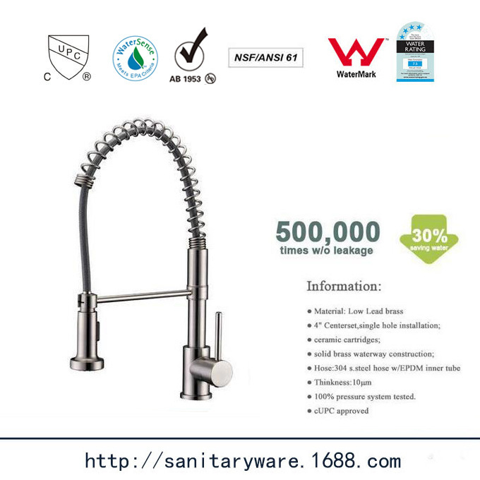 Factory CUPC certification basin faucet UPC certification faucet Australia pull kitchen faucet