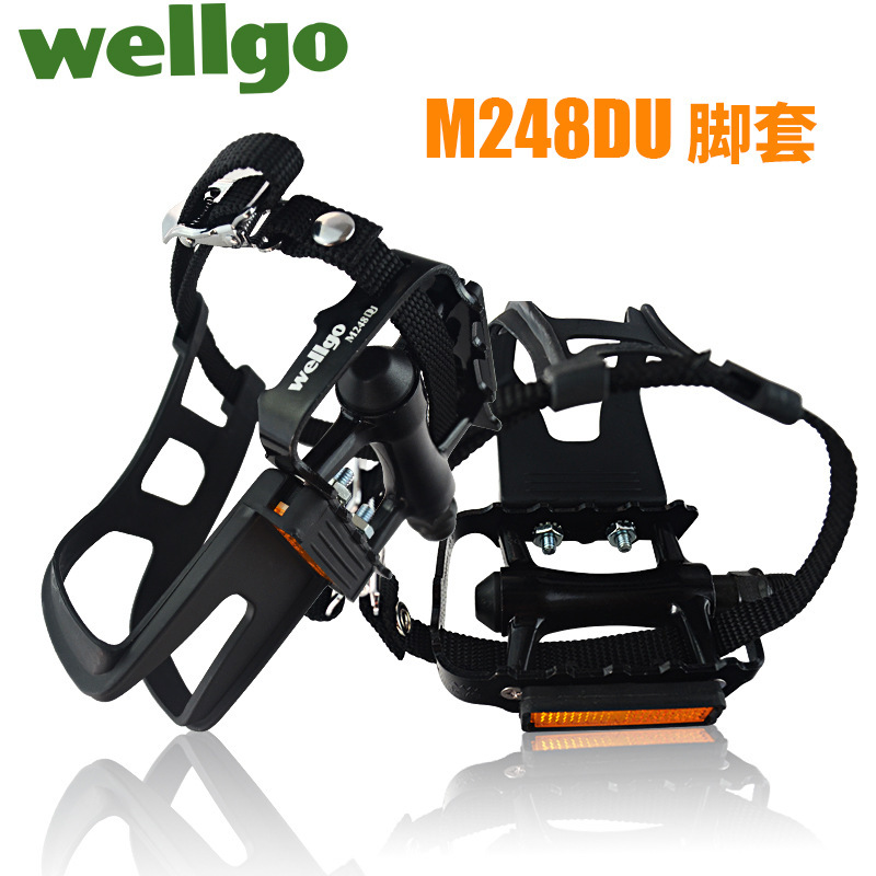 WELLGO Weige pedal M248 road dead flying bicycle Weige dog mouth pedal dynamic bicycle pedal