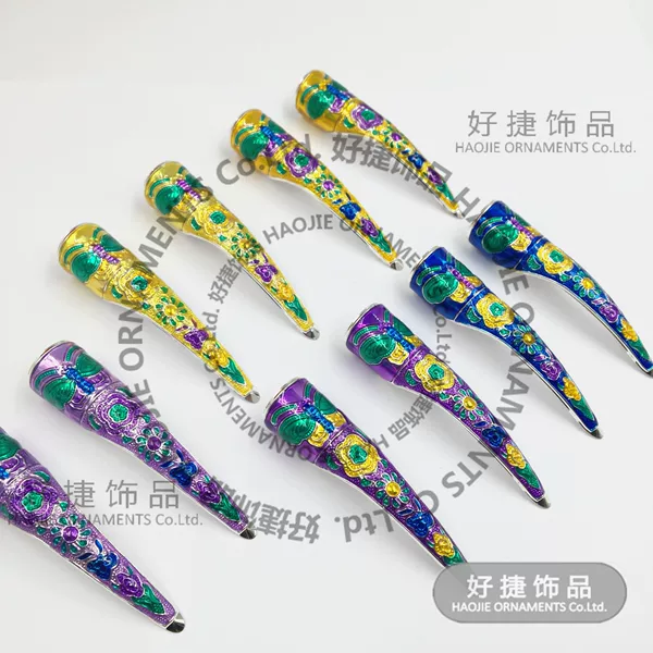 Oil-Based Nail Covers, Palace-Style Nail Protection, Zhen Huan Yingluo Empress Nail Covers, Ancient Style Colored Oil Nail Protection Sets