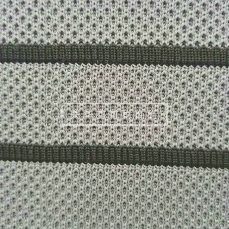 现货供应双色加厚提花飞织布透气面料鞋子鞋面鞋帮彩色透气潮流