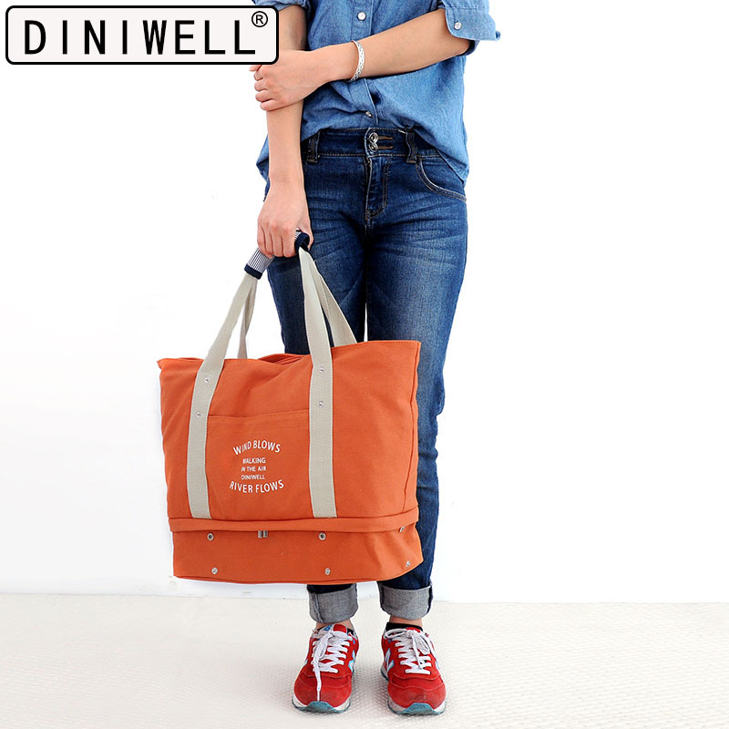 Thickened Travel Mother and Baby Casual Shoulder Bag Women's Large Capacity Fitness Mommy Shoes with Baby Luggage Shopping Cosmetics Bag