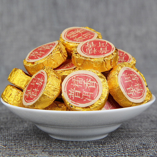 Bulk Glutinous Rice Aroma Tea, Glutinous Rice Aroma Pu-erh Small Brick Tea, Glutinous Rice Aroma Pu-erh Tea, Black Tea 500g