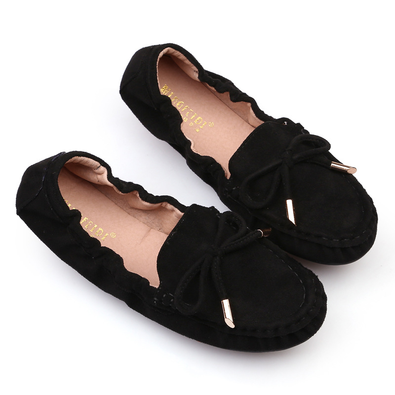 Mocasines de las mujeres 2023 primavera y otoño desgaste exterior plana perezoso inferior suave embarazadas más tamaño versátil estilo coreano zapatos trabajo image 8