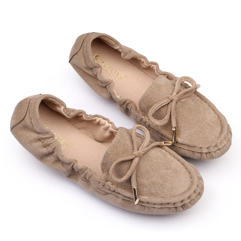 Mocasines de las mujeres 2023 primavera y otoño desgaste exterior plana perezoso inferior suave embarazadas más tamaño versátil estilo coreano zapatos trabajo image 9