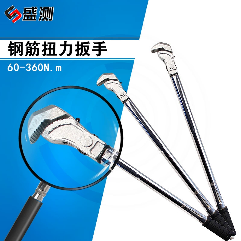 Заводской динамометрический ключ с прямой предустановкой и прямой резьбой со стальной втулкой