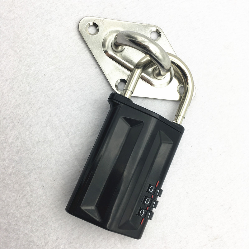 Material de construcción portátil de decoración del hogar aleación de zinc caja de llaves contraseña llave interior cerradura antirrobo de seguridad auditorio