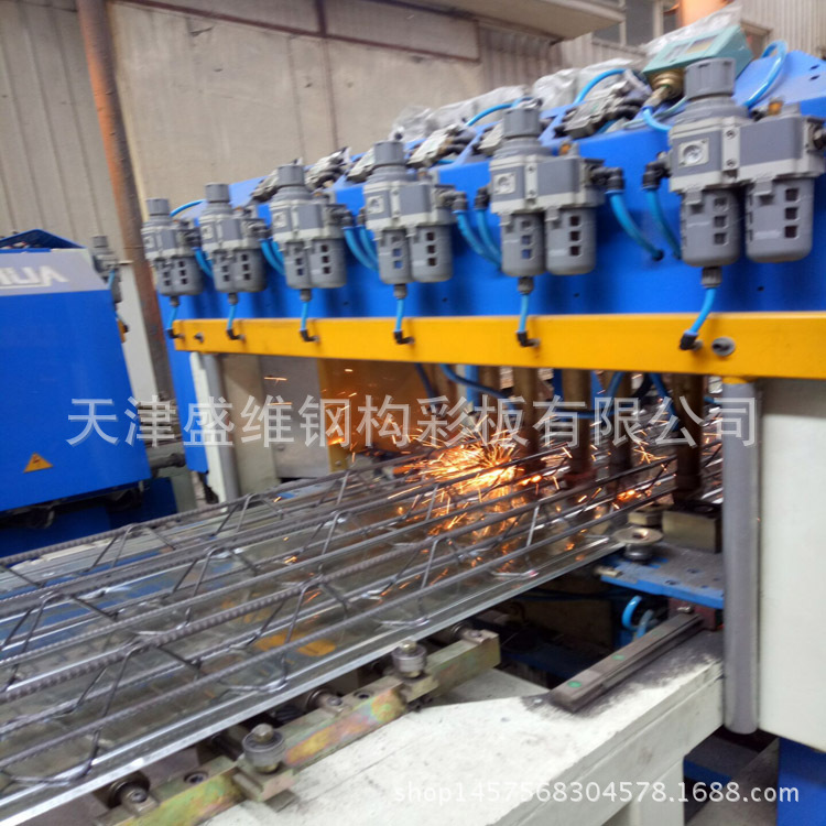 TDV4-100 V型钢筋桁架楼承板 0.5普通镀锌底膜 上10下10腹杆5