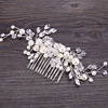 White crystal from pearl, hair accessory, hairgrip for bride, wedding accessories, wholesale