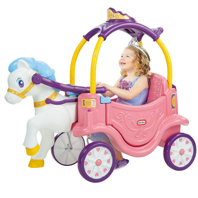 U.S. imported small Tektronix children's small saloon car princess carriage trolley cute shape sliding four-wheel Walker