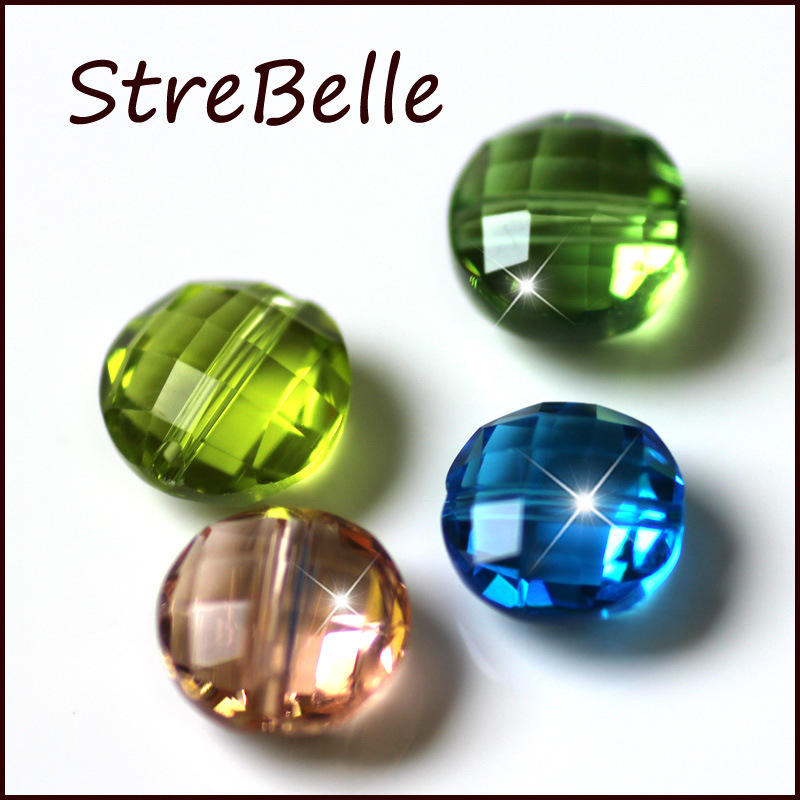 3A new flattened beads 6-12mm faceted loose beads diy handmade…