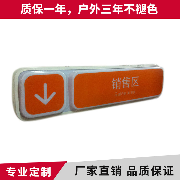 厂家批发长方形商场标识店铺导购灯箱单双面吊杆户外广告吸塑灯箱