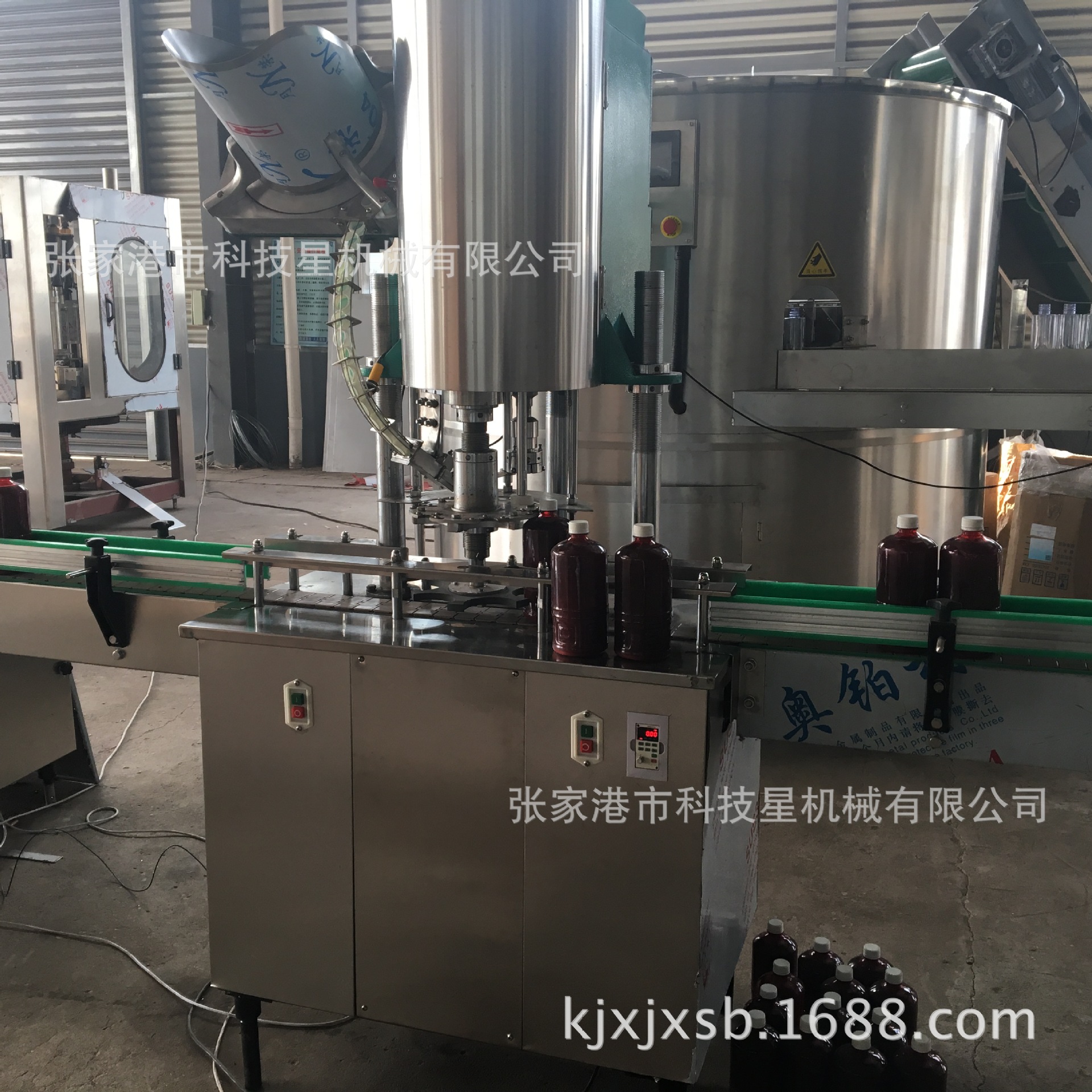 全自动旋盖机 自动单头旋盖机 自动封口机 旋盖机 旋盖机生产线