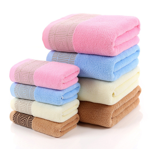 Bath towel cotton gift three-piece set thickened water-absorbent adult male and female couple tube top bath towel return gift wedding large towel