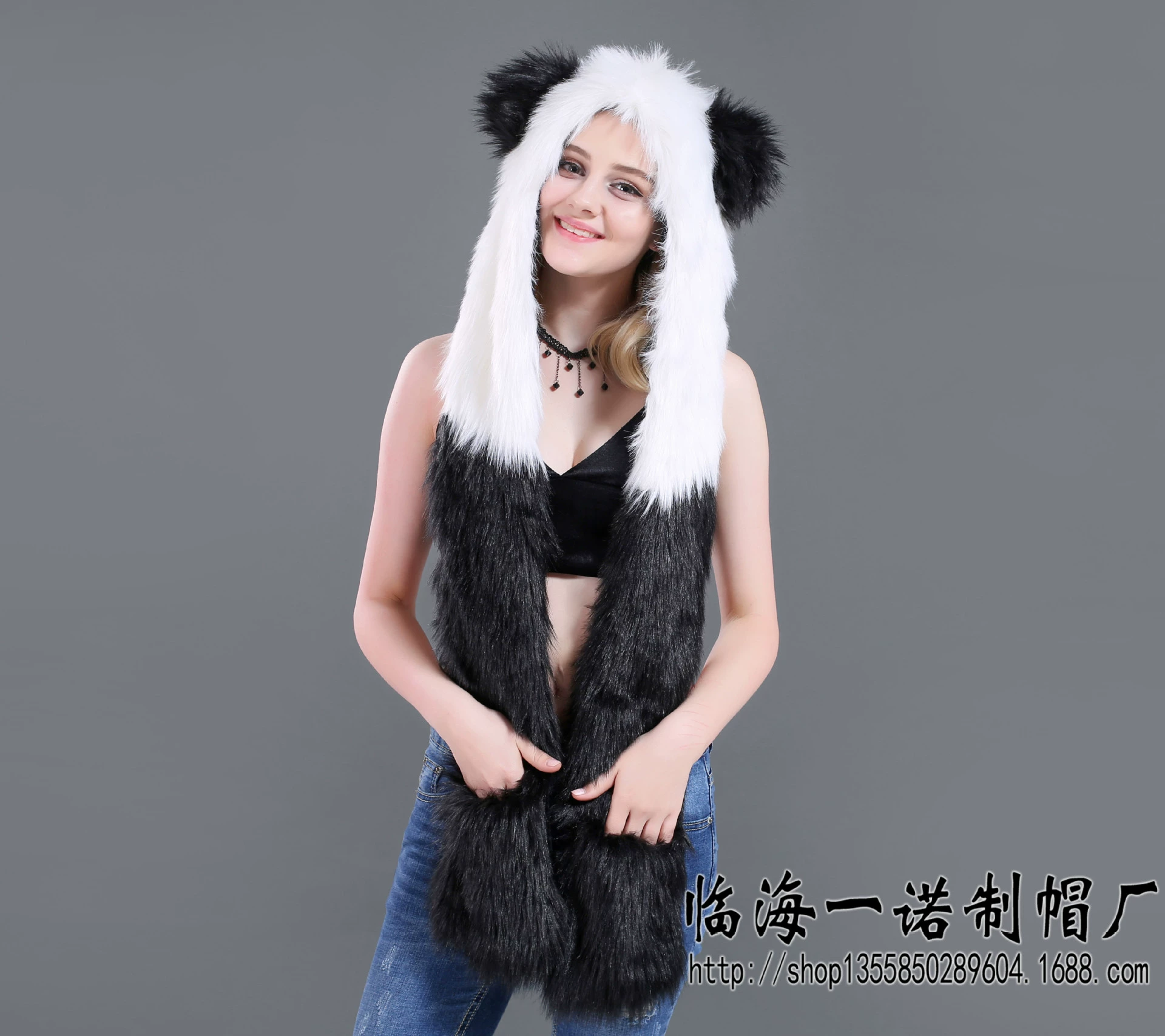 Winter Cartoon Hat, Scarf & Gloves Set (Speed Tong) — One Size, Multiple Animal Styles