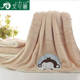儿童双层加厚珊瑚绒小毛毯 婴儿双层毛毯 新生儿用品婴儿睡毯