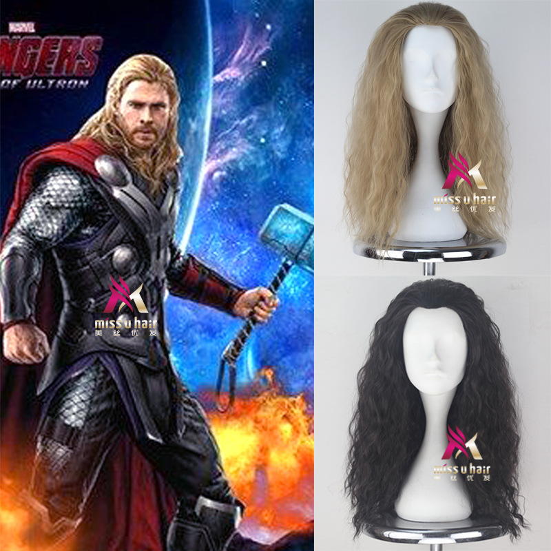 Avengers Wig Thor cos Anime Wig Halloween Ball Wig Spot Wholesale