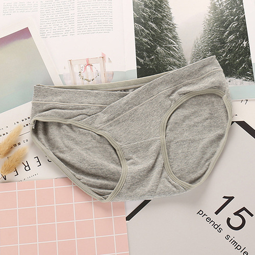 Cross-border cotton underwear, large size, breathable women's underwear, maternity underwear, pressure relief pants, large size underwear