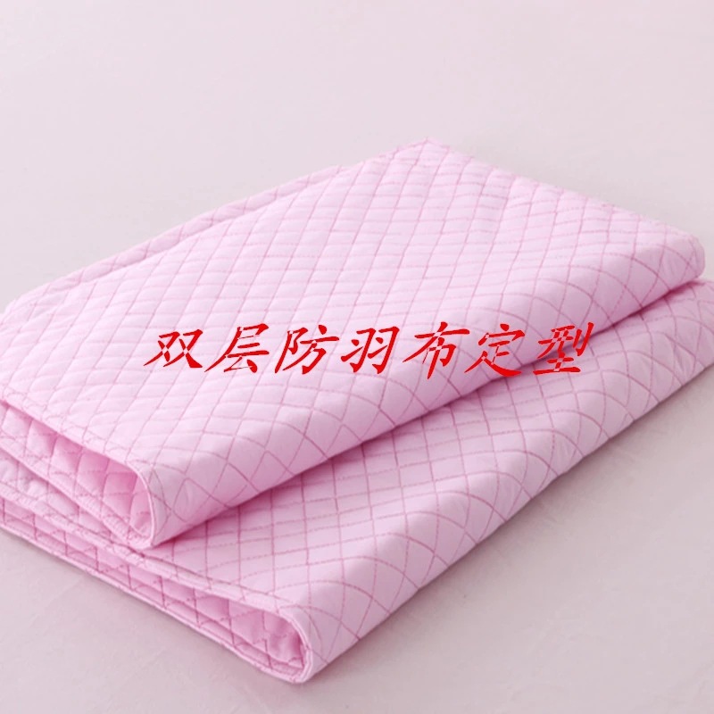 더블 레이어 안티 페더 천 모양의 핑크