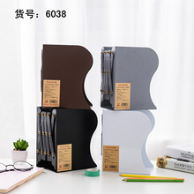 厂家无印风创意伸缩折叠书立金属看书架办公卡通学生收纳文具
