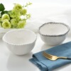 Color glaze ceramic bowl of macaron color meal bowl ceramic salad bowl soup bowl food display bowl tail list