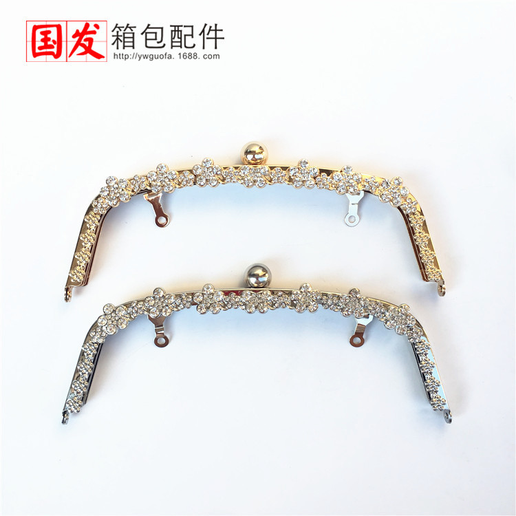 22cm abovedado monje cabeza de ciruela oro agujero tornillo oro claro plata