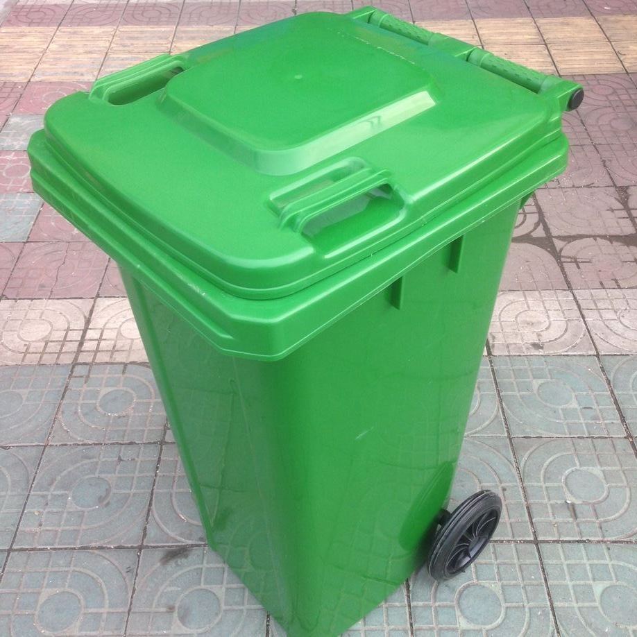 批发户外洒店翻盖塑料垃圾桶  60L分类垃圾桶办公室垃圾箱