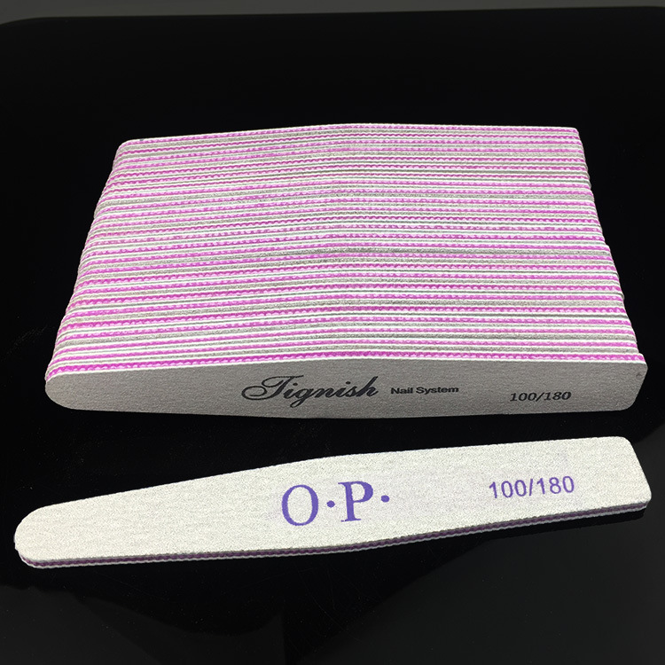 Archivo de papel de lija resistente al desgaste estrella Fuji Fábrica directa diamante uñas frotar Corazón Púrpura dentado tablero de goma pulido archivo