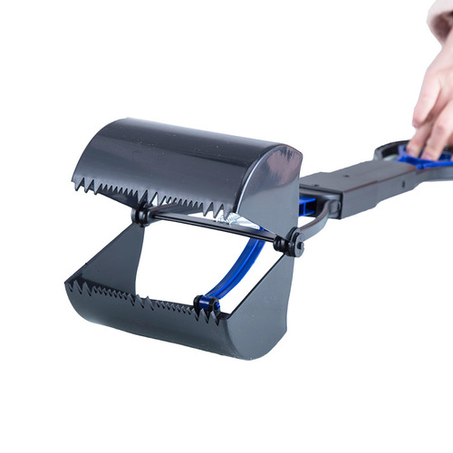 Long handle pet litter grabber foldable pet poop scooper dog poop pick-up tool waste grabber with seal pet cleaning supplies