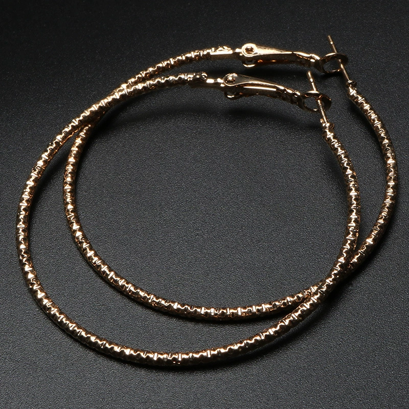 Exaggerated Love-Shaped Hoop Earrings, Metal Large 50 mm, 6 Styles, Lightweight 11 g