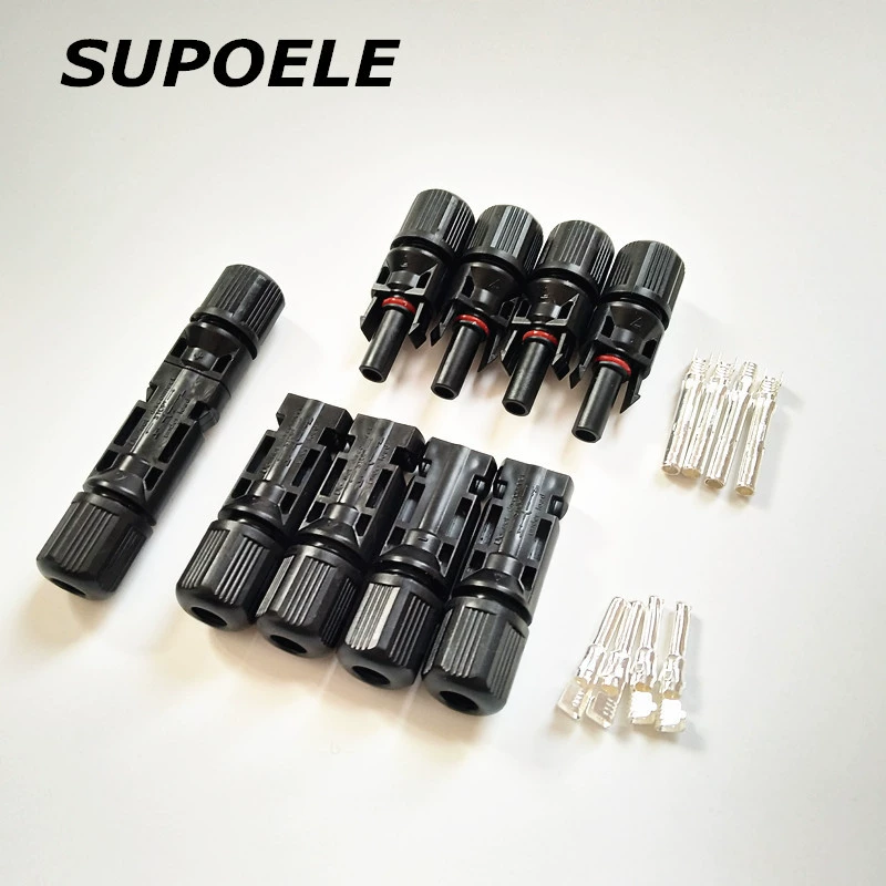 Соединитель ПВ Аксессуары соединителя модуля мужской женской штепсельной вилки МК4 солнечные Солнечный соединитель