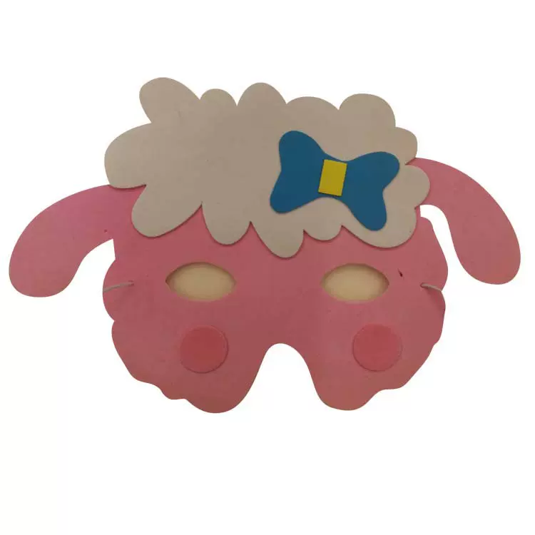 厂家批发儿童EVA面具 动物头饰派对用品 亲子游戏演出道具工艺品